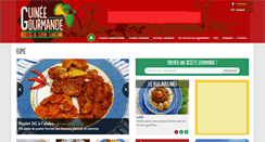 Desktop Screenshot of guinee-gourmande.com