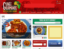 Tablet Screenshot of guinee-gourmande.com
